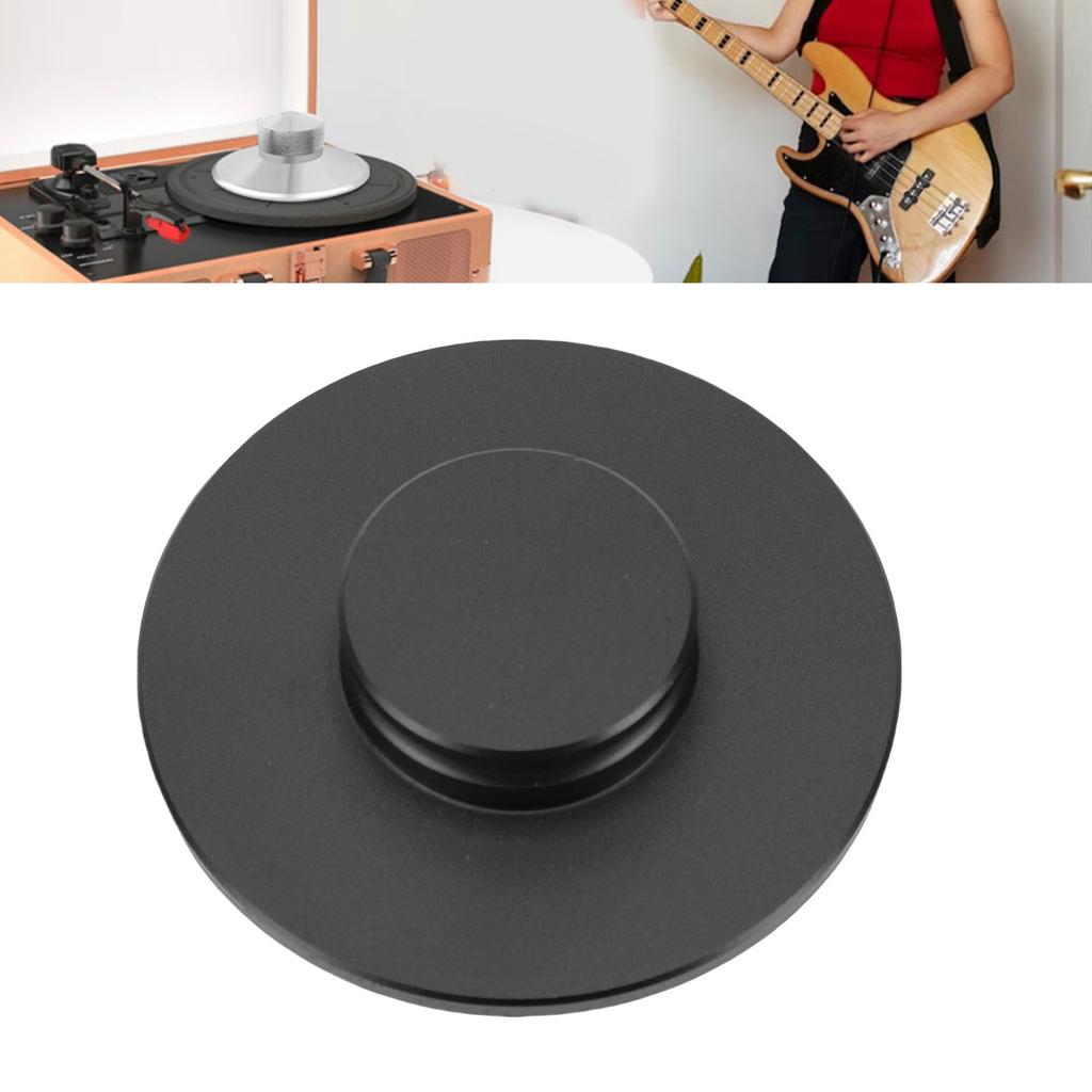 Schallplatten-Gewichtsstabilisator Geeignet für Plattenspieler Aluminiumlegierung Plattenteller-Gewichtsklemme Platten-Vibrationsdämpfer