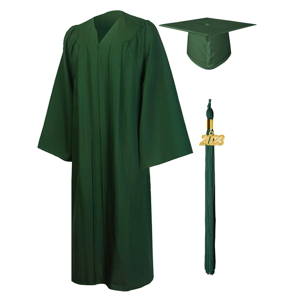 Erwachsene Graduierung Kleid Kappe 2023 Roman Schuluniform Unisex Mädchen Cosplay Bachelor Kostüm Set College Universität Zeremonie Anzug