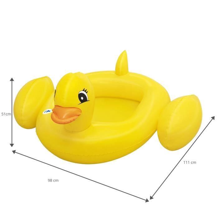 Bateau Gonflable - Bestway - Canard Jaune - 111x98x51 Cm - PVC - A Partir De 3 Ans
