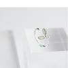 Niche Light Luxury High-end Young Leaf Opal Ring Women's Autumn New Opening Adjustable Index Finger Ring