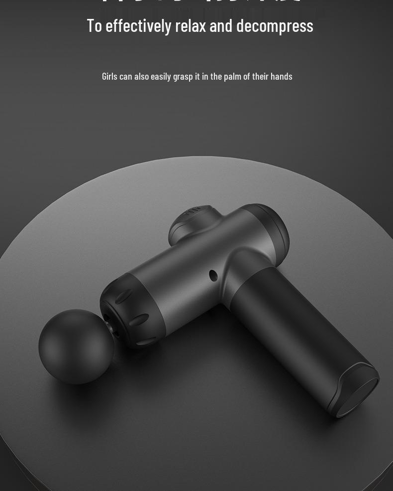 Rechargeable Electric Muscle Massager Gun for Sports Relaxation