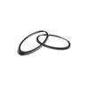 CHEAYAR Front Rear Logo Decorative Covering Trim for Subaru VX 2018-2022 Hood Emblem Ring Accessories ABS (Carbon Fiber Pattern)