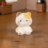 6pcs Small Size Decorative Cat Statues Resin Cat Ornaments Cute Kittens Decorations  Gift