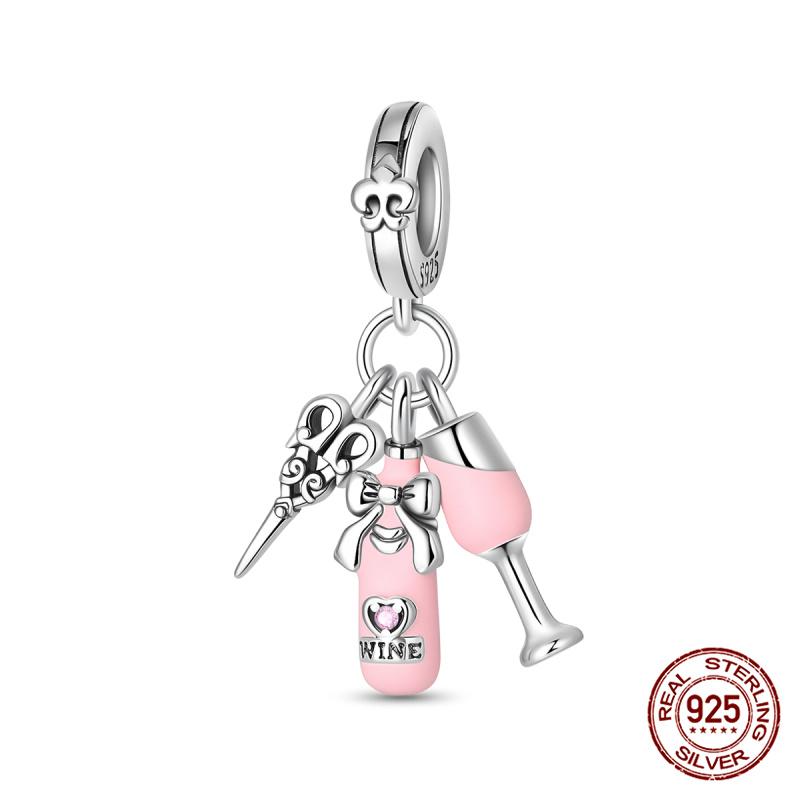 New 100% Copper Original Halloween Beaded Bat Black Skull Charms Fit Bracelet Diy Jewelry Making Women'S Gifts