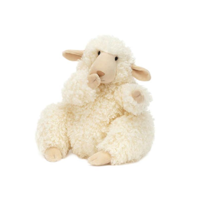 JELLYCAT Farm Animal Series Bobbleton Sheep Stuffed Animal Doll 27cm Height