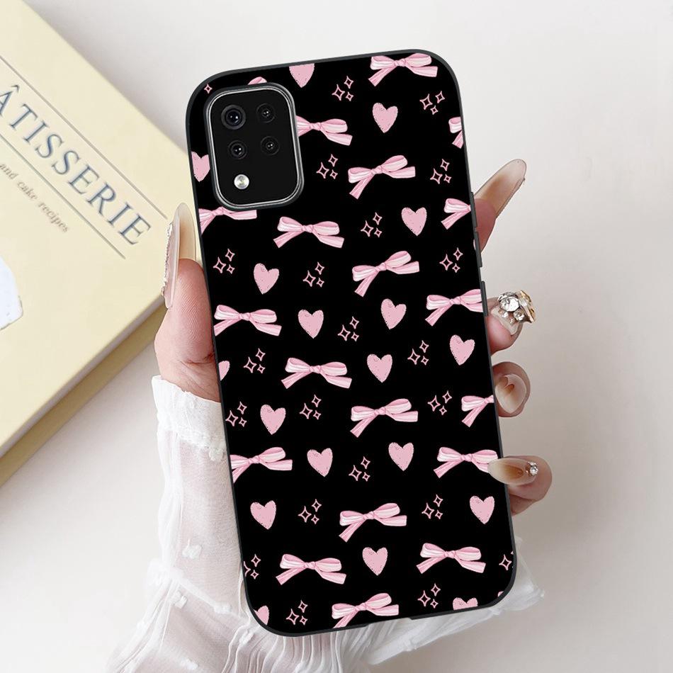 For LG K42 K52 K62 K62+ New Fashion Dusk Beach Painting Phone Case For LG K62 Plus K42 K52 (Brazil) Black Silicone Soft Case