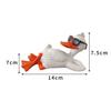 Duck Statue Funny Duck Sculpture with Sunglasses Waterproof Outdoor Lawn Ornament Resin Garden Decor