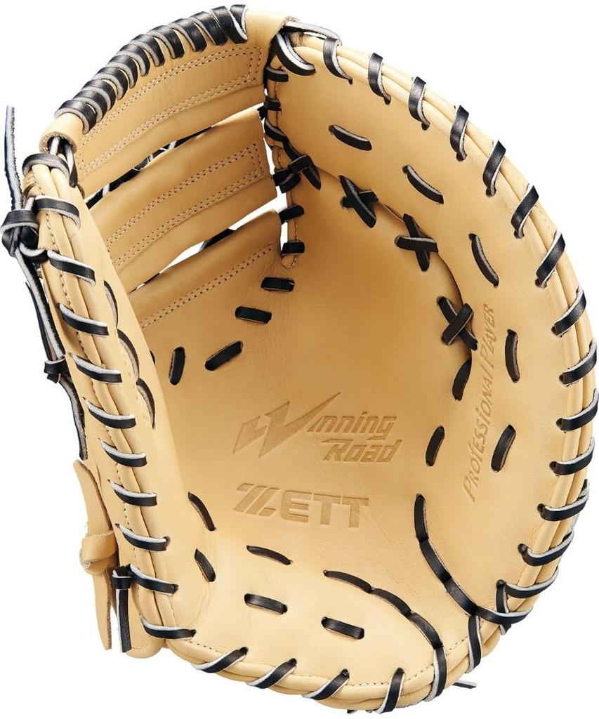 ZETT First Base Winning for First Pastel BRFB33513F Mitt, Road, Base, B/Black (3219)