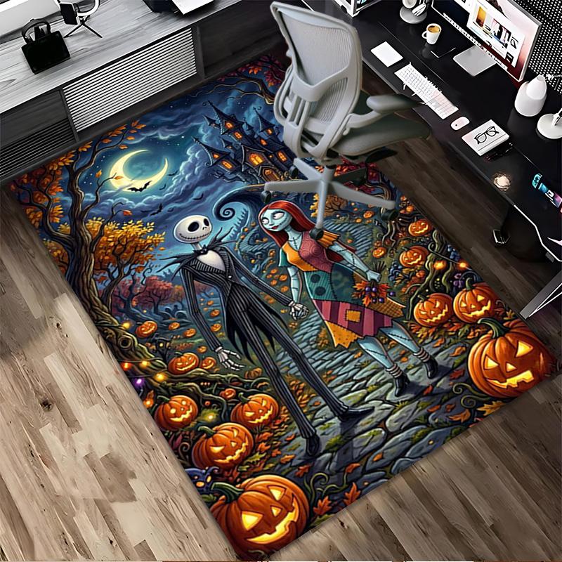 Halloween Night Living Room Non-Slip Area Rug Soft Carpet for Bedroom Game Playroom Sofa Office Home Decor Doormat Christmas Gift C9211555