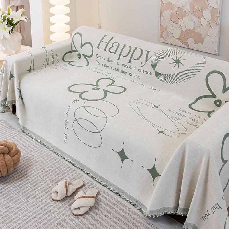 

Полотенце для дивана из шенилла Four Seasons Universal All-Inclusive Чехол для дивана, пылезащитный чехол для гостиной, прямой ряд, диван, цельный большой чехол 180*130cm