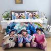 K-pop Group Duvet Cover Pillowcase 3D Printed S-Stray-K-Kids Bedding Set Single/Twin/Full/Queen Size for Fans Bedroom Decor