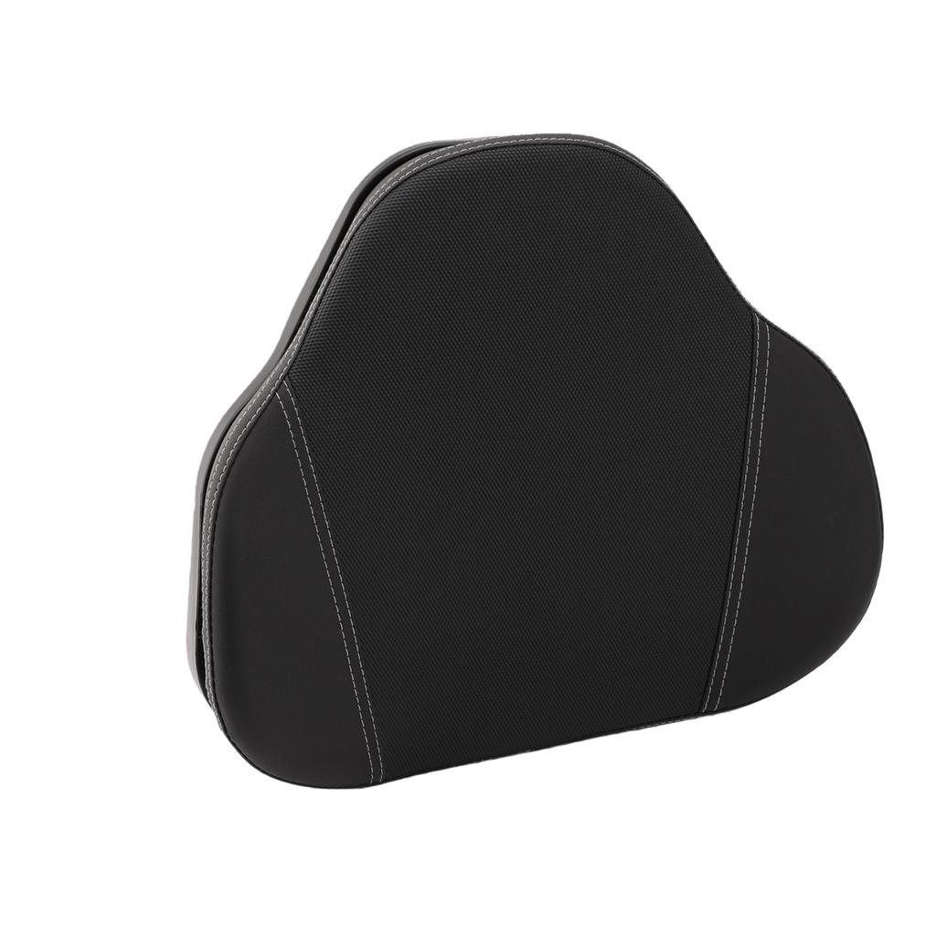Motorcycle Rear Backrest Soft PU Leather Foam Universal Passenger Back Support Backrest for ATV Scooters Cruisers Mopeds