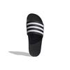 adidas Tongs Adilette Boost 'Rayures Noir Blanc' Homme FY8154