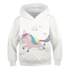 Unicorn 3D Hoodie Children Girls Spring Fashion Long Sleeve Printed Animal Hoodie Loose Cotton Sport Hooded Tops