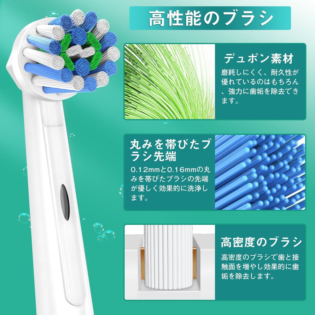 Improved Dealswin Replacement Brush Set for Braun Electric Rotating Compatible Plaque Home [2025 Model] Oral-b Toothbrushes, Multi-Action Brush,