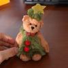 Bear Shaped Christmas Plush Bear Cartoon 3D Stuffed Animals Bear Toy  Festive Decoration