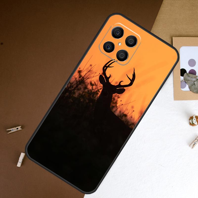 Deer Hunting Camo Case For Honor X6a X9a X9b X8a X7a X7 X8 X9 8X 9X Honor 90 Lite 70 50 Magic 5 6 Pro Cover