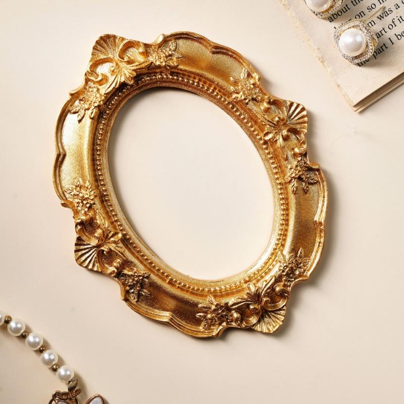 Vintage Gold Diy Shadow Box Frame Diy 3D Memory Display Frames Wedding Photo Display Frames Atmosphere Props Home Decoration