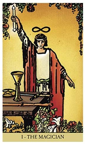 Kancharo 78-Card Tarot Card Set [Radiant Wise Spirit Tarot] Includes Japanese Tarot Card Instructions & Pouch (Authentic)