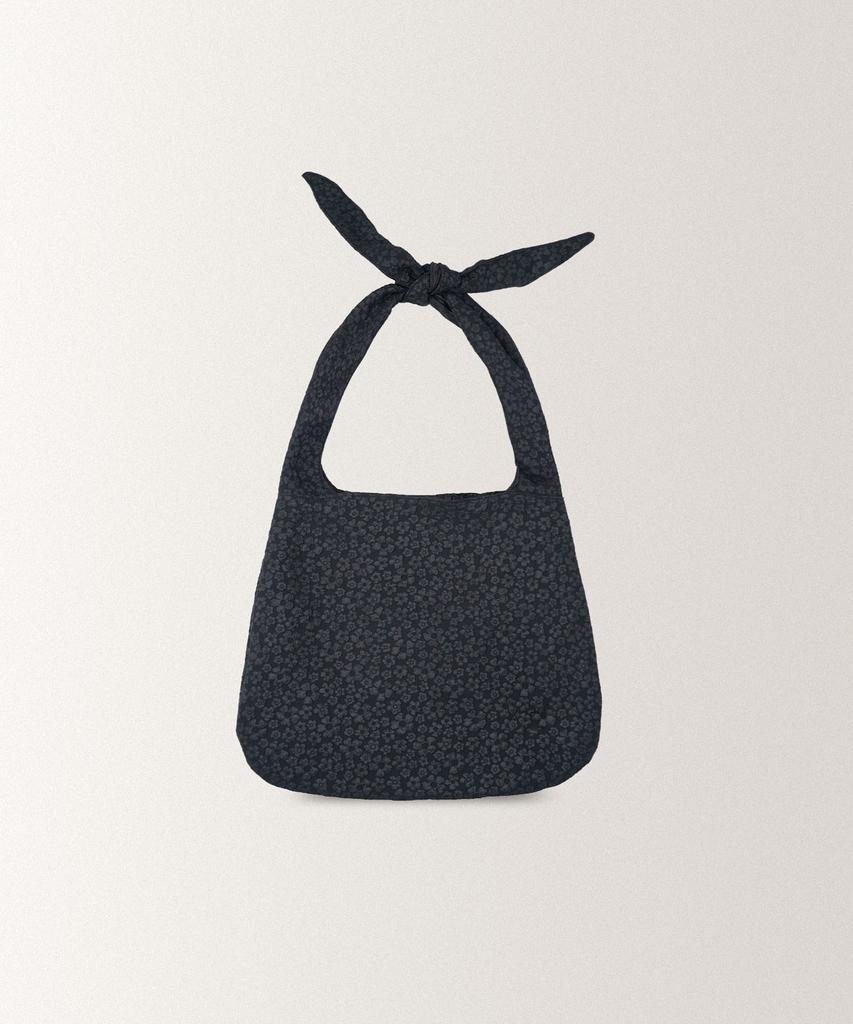 Ouro Jaquard Flower Tote Bag [ Night ]