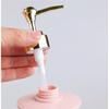 Stained Carved Empty Pump Refillable Bathroom Shampoo Shower Gel Bottles Dispenser Liquid Soap Dispenser Bath Gel Press