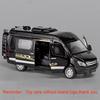 1:32 Sprinter Ambulance Alloy Diecast Models Toys Car Sound Light Pull Back 5 Doors Opened Miniature Vehices Kids Birthday Gifts
