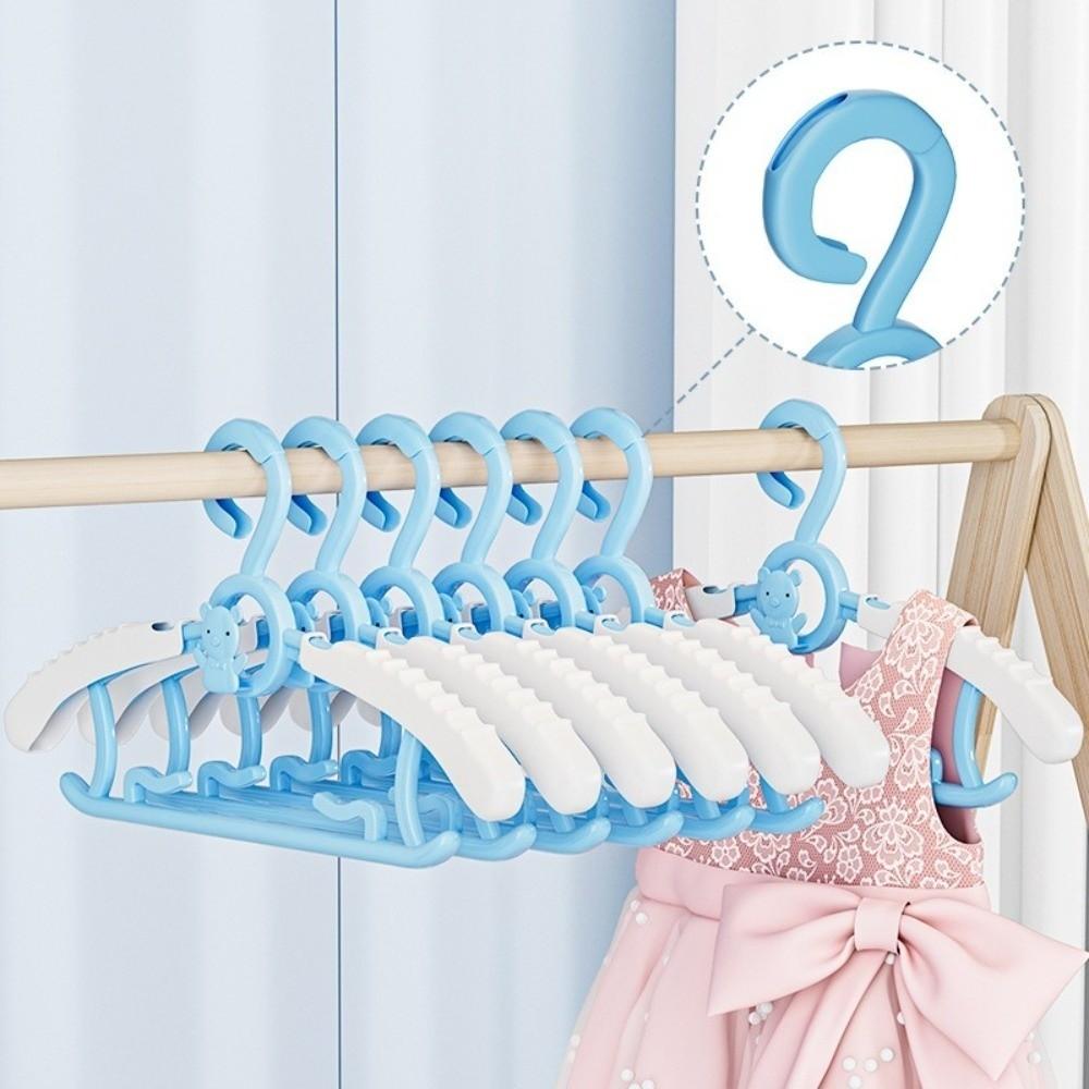 10 Pcs Extendable Kids Clothes Hanger Space Saving Children's Clothes Hanger  Baby Specific