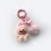 Flocking Mini Keychain Vinyl LABU Cute Grain Baby-free Bag Mobile Phone Pendant Cute Keychain