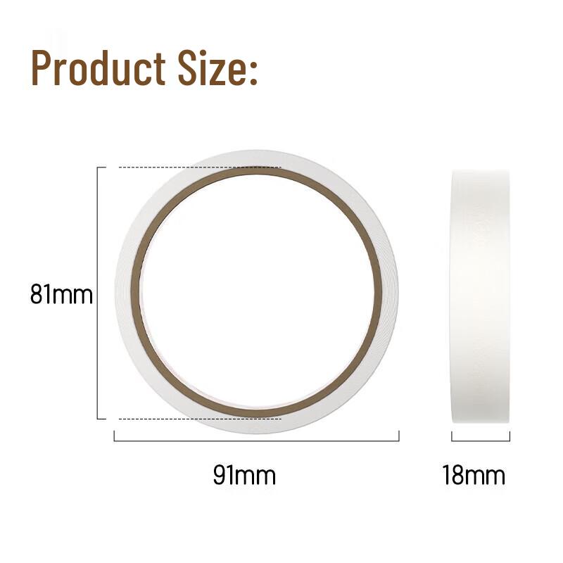 Deli Easy-Tear Double-Sided Paper Tape