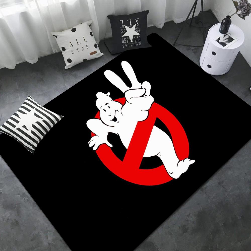 Ghostbusters Door Mat Washable Non-Slip Living Room Sofa Chairs Area Mat Kitchen Toilet Rug
