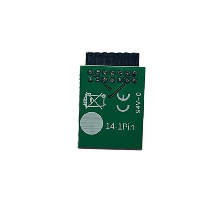 TPM2.0 Security Module 14Pin Computer Connection Adapter Supporting TPM2.0 for 590 B560 H510 Z490 B460 H410 Z390 Z370