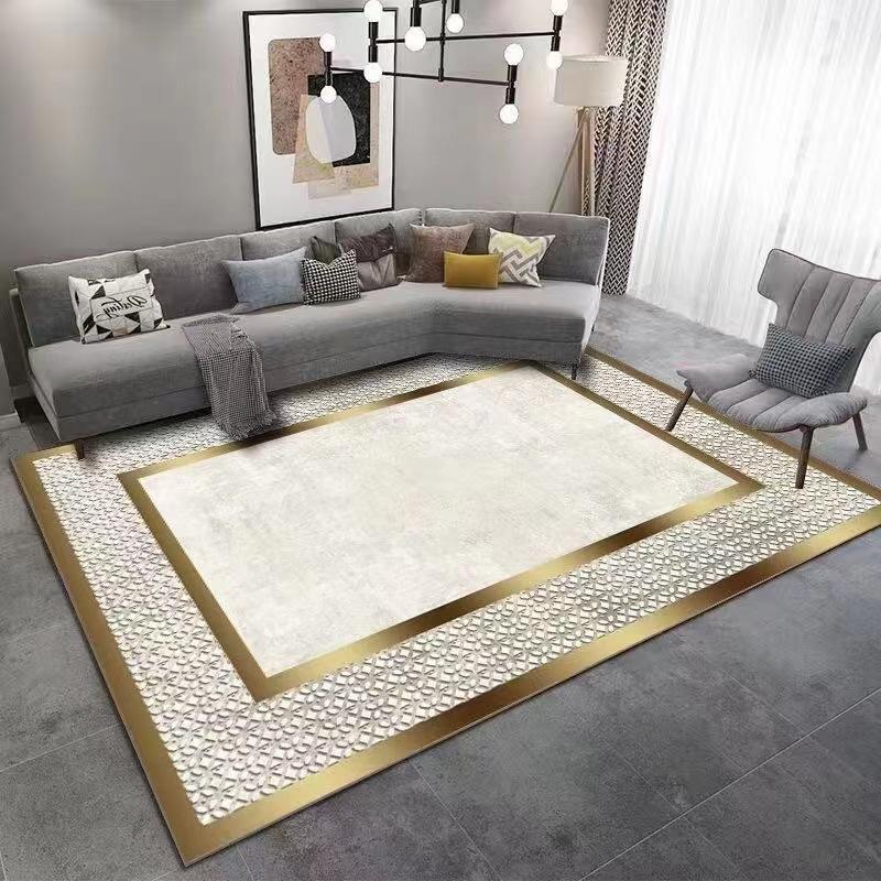 Living Room Carpet Dirt Resistant and Easy To Maintain Bedside Carpet Sofa Coffee Table Large Area Carpet
