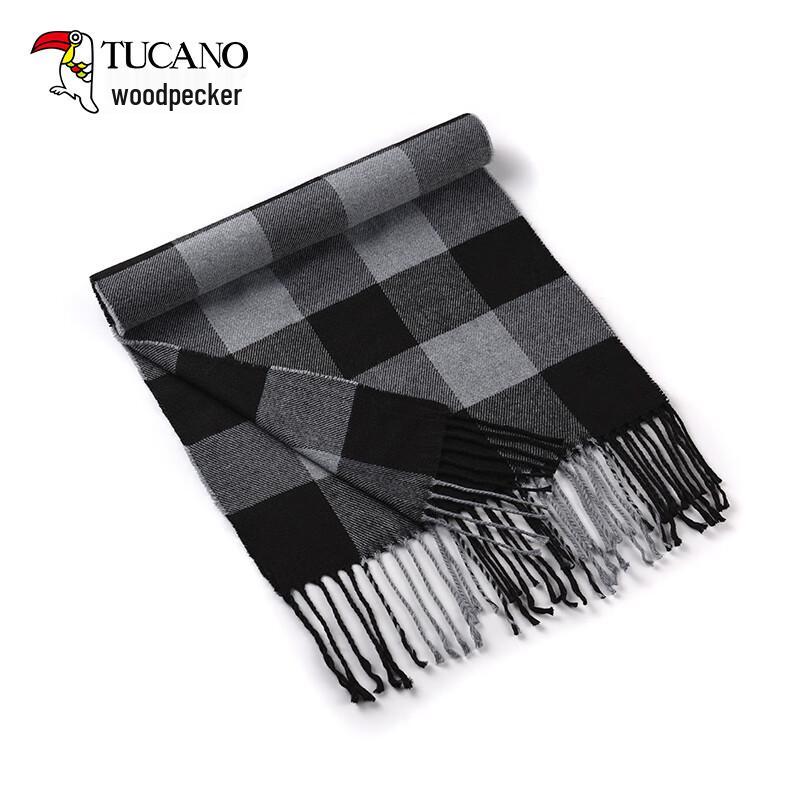 Woodpecker Autumn/Winter Plaid Scarf