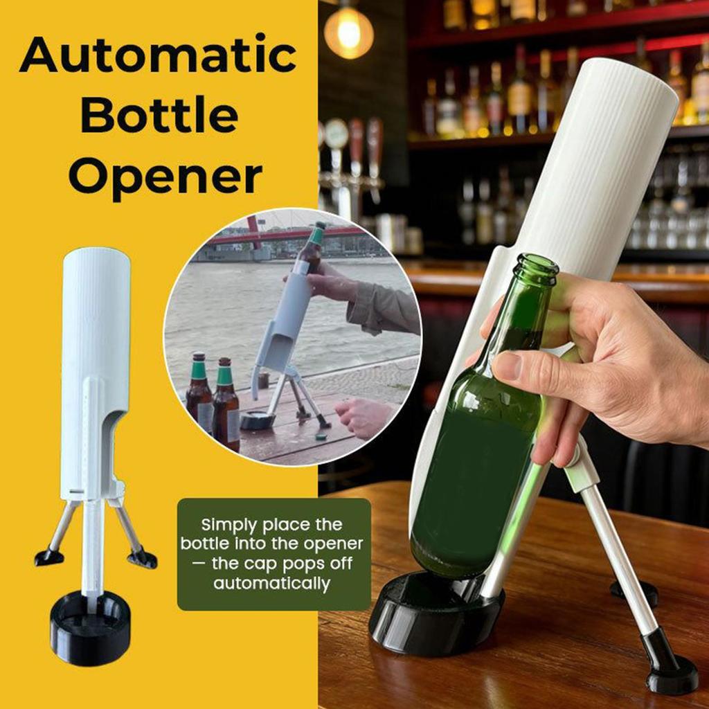 Wine Bottle Opener Push Down Automatic Opener For Bear Cap Household Bottle Opening Tool For Camping Bar Kitchen Catering Home