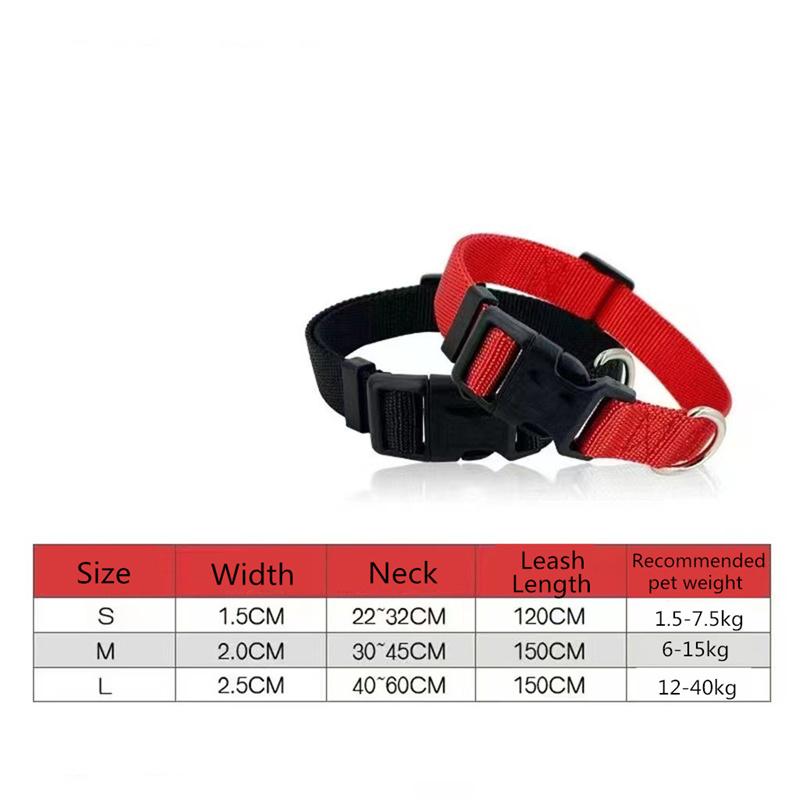 Nylon Webbing Dog Collar Fashion Buckle Pet Collar for Small Medium Dogs Chihuahua Dog Red Black Blue Orange Pet Accessory