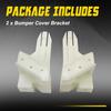 Bumper Retainer Bracket Set For 2008-2017 Mitsubishi Lancer Front Left and Right