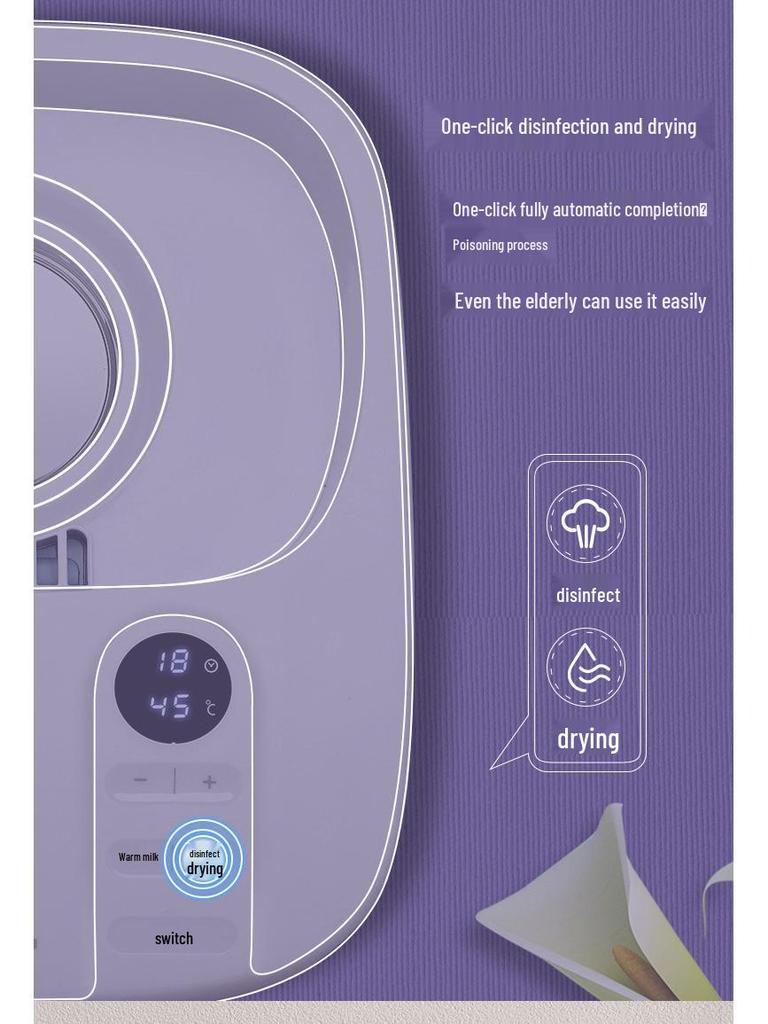 3-in-1 Baby Sterilizer & Dryer, Bottle Warmer, Multifunctional Steamer