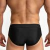 Mens Swim Briefs Comfort Quick Dry Nylon Mesh Panel Contour Pouch Elastic Waistband Sexy Color Block Swim Trunks For Beach Swimming