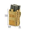 Tiger double full size cs camouflage quick pull function bag 5.56/7 .62molle double layer accessory magazine box
