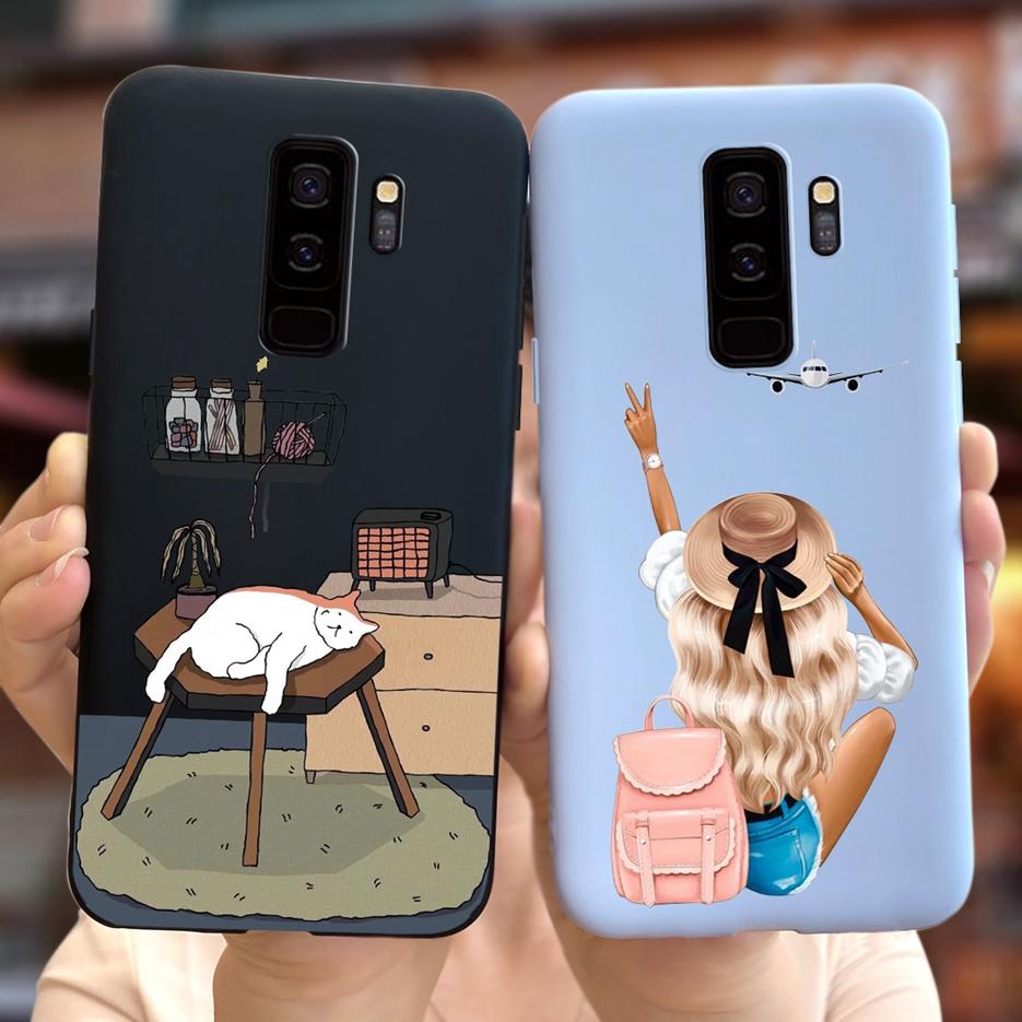 For Samsung Galaxy S9 Plus Case Unique Candy Painted Cover Soft Silicone Phone Case For Samsung S9 Plus S9+ GalaxyS9 Full Bumper
