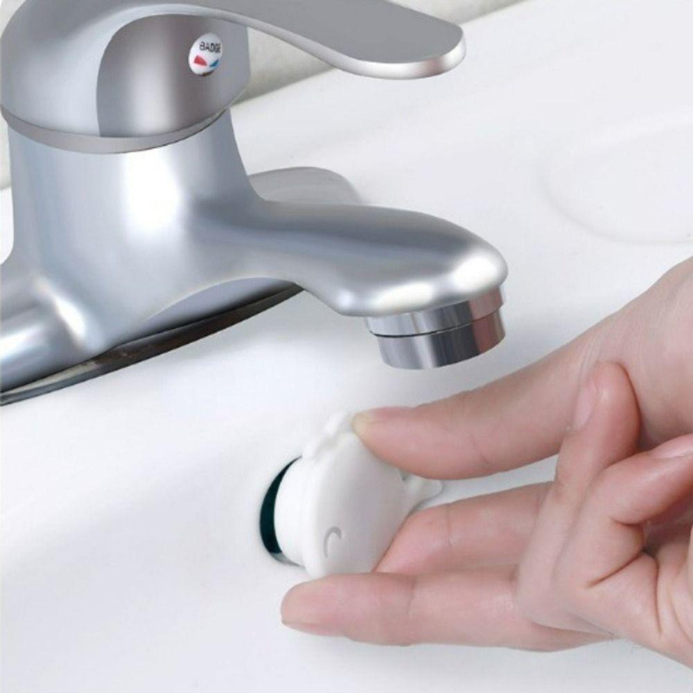 2PCS Anti-overflow Sink Hole Covers Silicone Wash Basin Hole Plug Sink Hole Plug  For Home