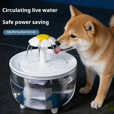 USB elétrico mudo 1L fonte de água para animais de estimação tigela de bebida automática para gatos filtro bebedouro para animais de estimação bebedouro para gatos filtro de água