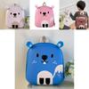 Colorful And Fun Pvc Kids Backpack With Animal Print For Boys And Girls For Daily Use
