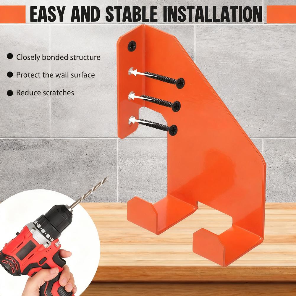 Chainsaw Wall Mount Holder Heavy Duty Chainsaw Hooks Wall Mount Chainsaw Rack Garden Power Tool Organizer Hanger