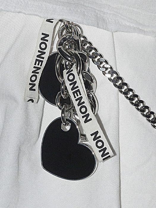 БРЕЛОК NONENON BLACK LOVE_S FREE