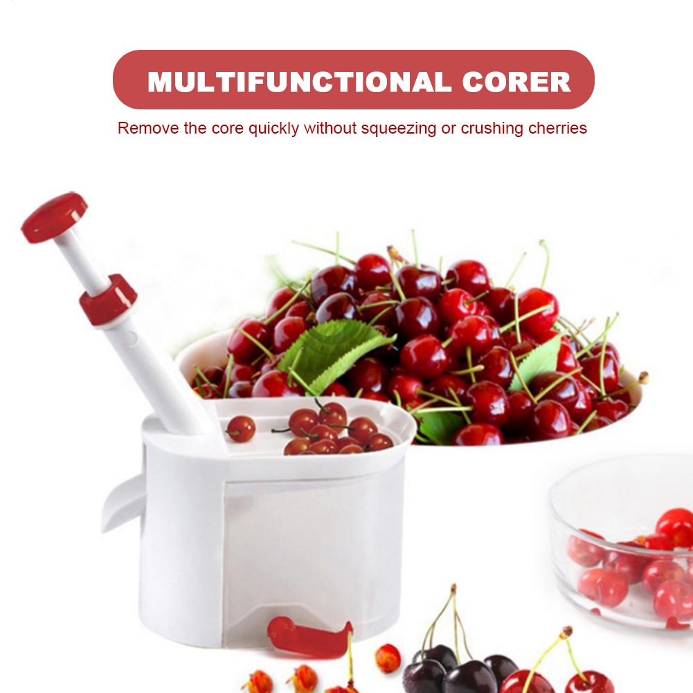 Cheery Pitter Cherries Seed Extraction Machine Core Seed Remover Fruit Stone Extractor Home Kitchen Pitter Removers