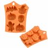 6 Grids Halloween Silicone Mold Chocolate Jelly Candy Festivals Decoration Pudding Mold