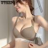 Tunn BH för kvinnor utan stålbyglar Anti-häng-BH Justerbar sommar-BH