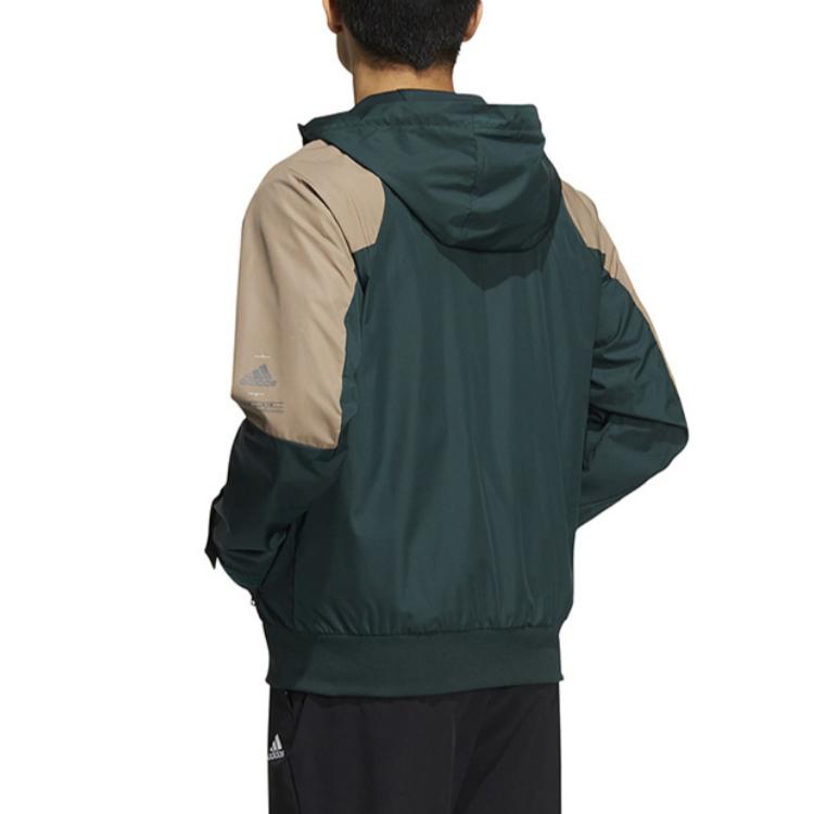 Adidas Jackets Men's Green Hooded Moderate Other HN9040