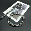 Stainless Steel Thorn Cuban Link Chains Bracelet for Men Women Barbed Wire Chain Bracelets  Adjustable Punk Emo Style Jewelry
